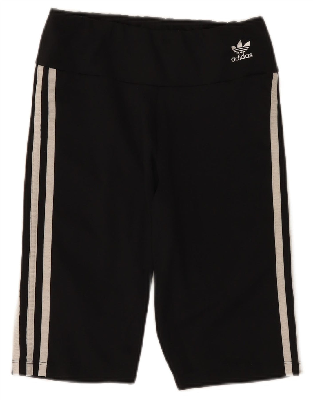 Adidas Damen Sportshorts UK 10 Small Schwarz Polyester