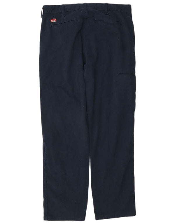 Wrangler Herren gerade Cargohose W34 L32 marineblaue Baumwolle
