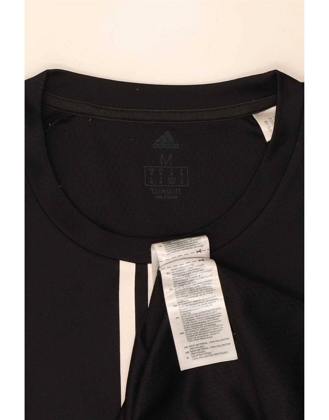 Adidas Herren Climalite Top Langarm Medium Schwarz Polyester