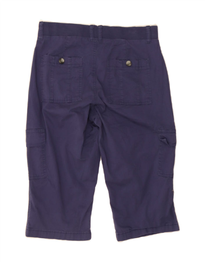 LEE Womens Mid Rise Relaxed Fit Cargo Shorts US 6 Medium W32  Navy Blue Vintage Lee and Second-Hand Lee from Messina Hembry 