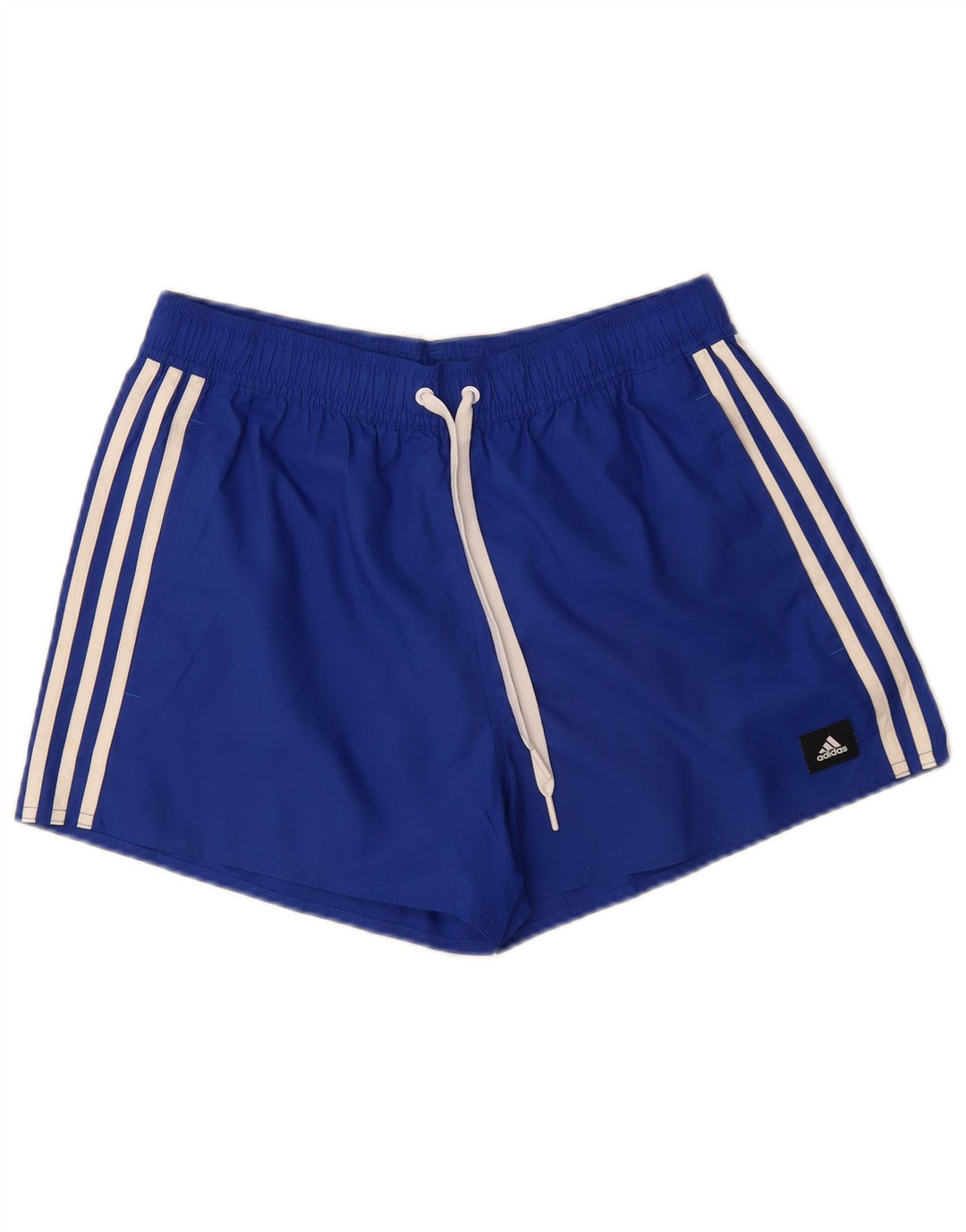 Adidas Damen Sportshorts UK 12 Medium Marineblau Polyester