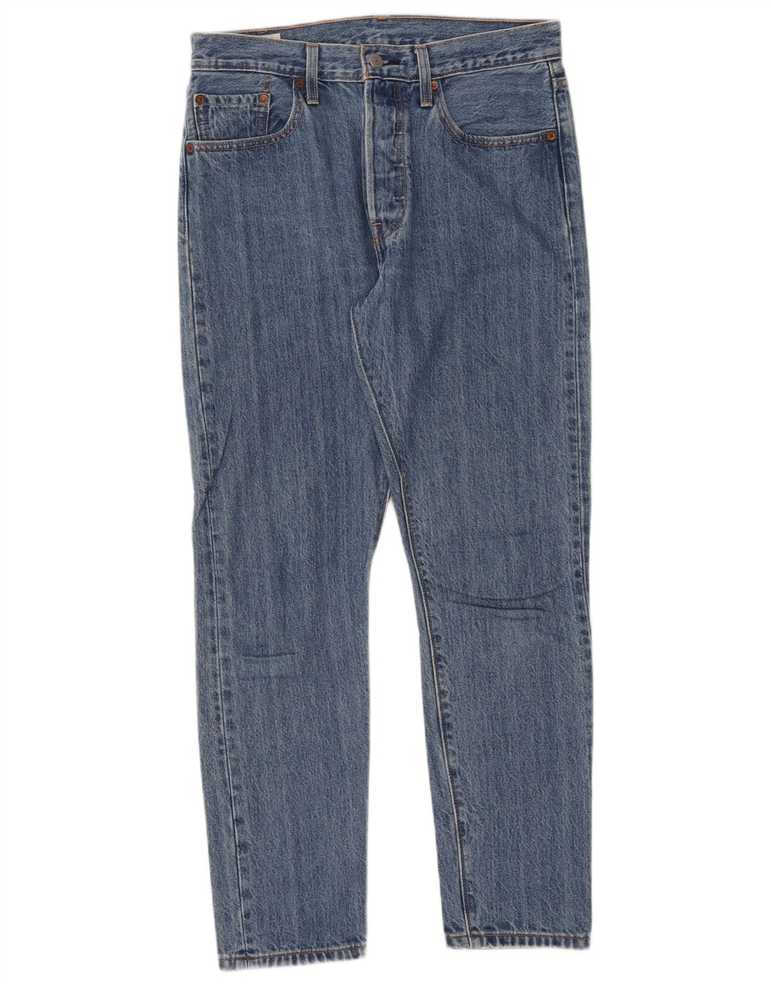 Levi's Herren 501 Straight Jeans W28 L28 Blaue Baumwolle