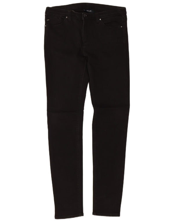Armani Damen Skinny Jeans W28 L30 Schwarze Baumwolle