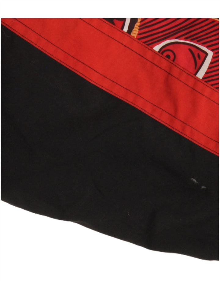 Erima Herren-Trainingsanzug-Oberteil, Jacke, 2XL, schwarzes geometrisches Polyester