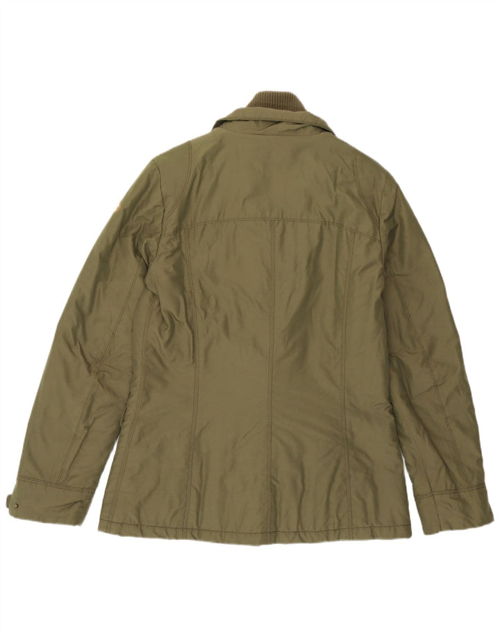 Diadora Damen Utility-Jacke UK 14 Medium Khaki Baumwolle