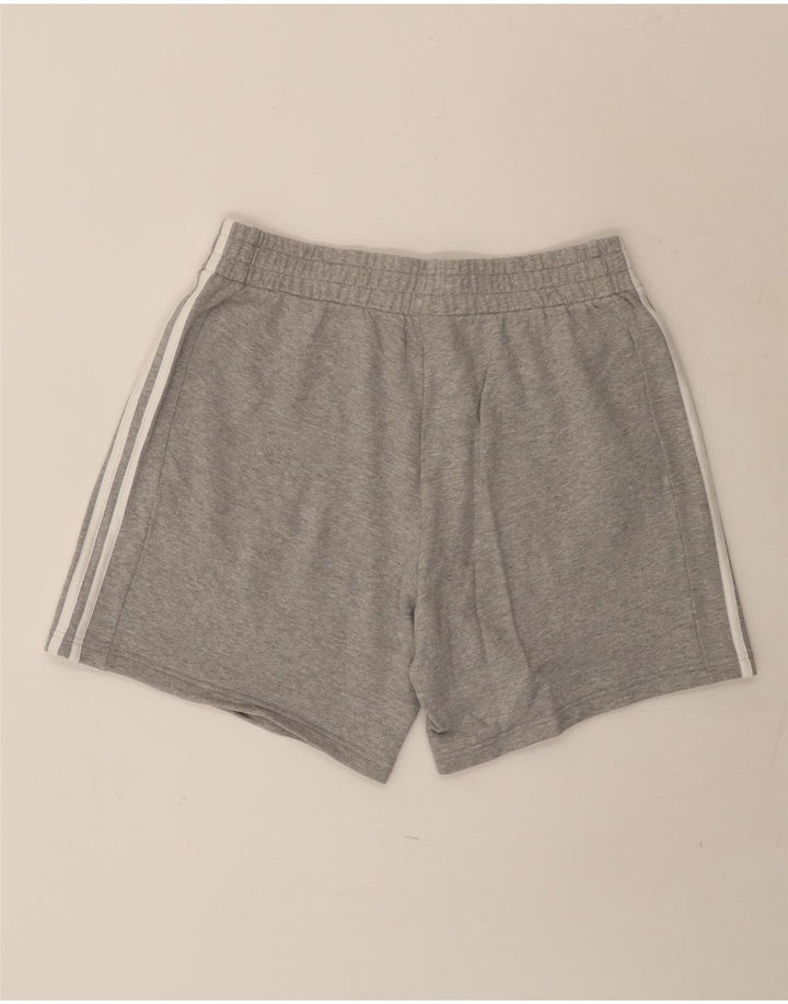 Adidas Herren-Sportshorts, große, grau gefleckte Baumwolle