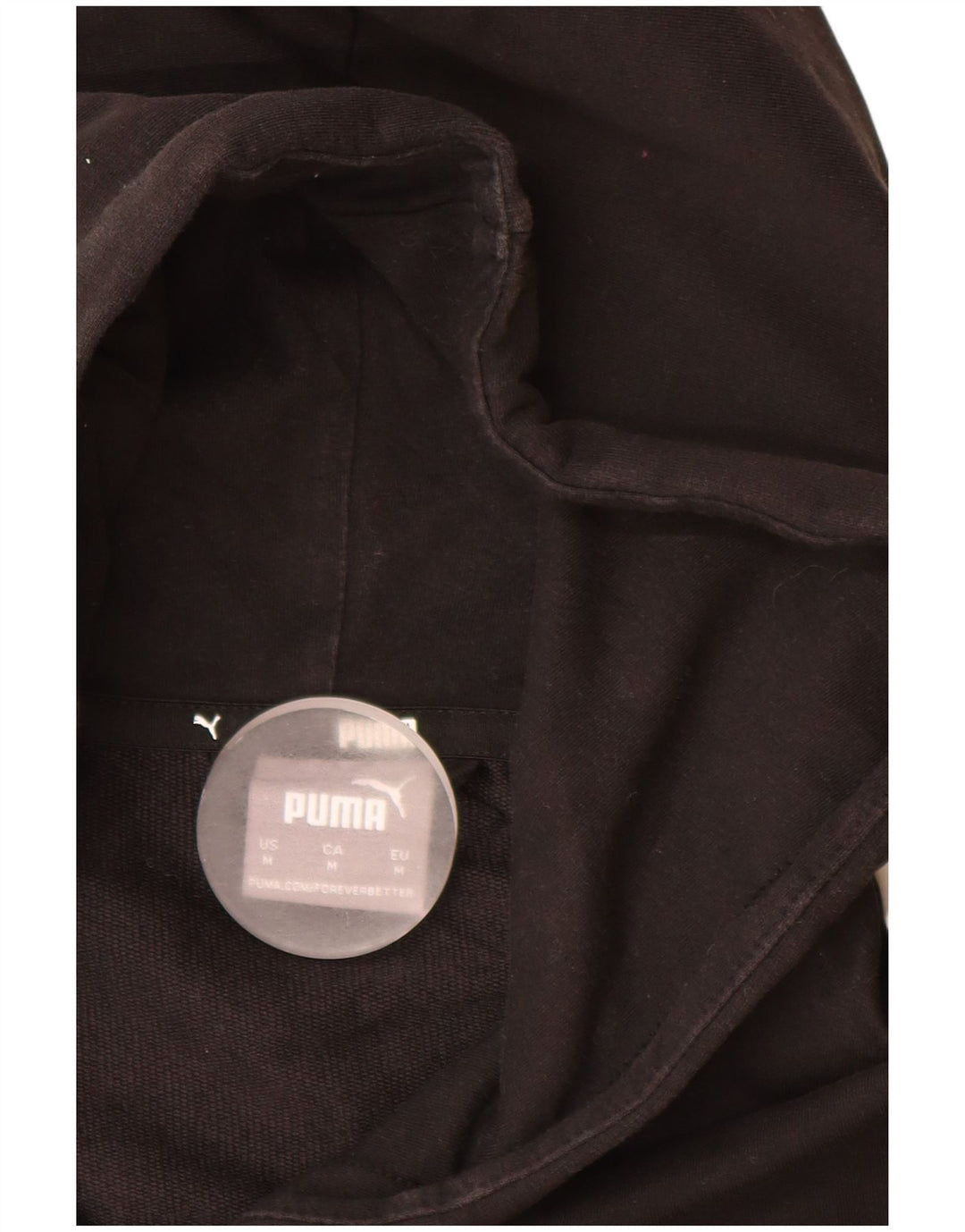 PUMA Herren Graphic Zip Hoodie Pullover Medium Black Colourblock Baumwolle