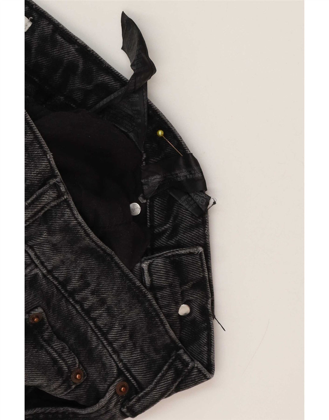 Zara Damen Straight Jeans EU 36 Small W26 L33 Graue Baumwolle
