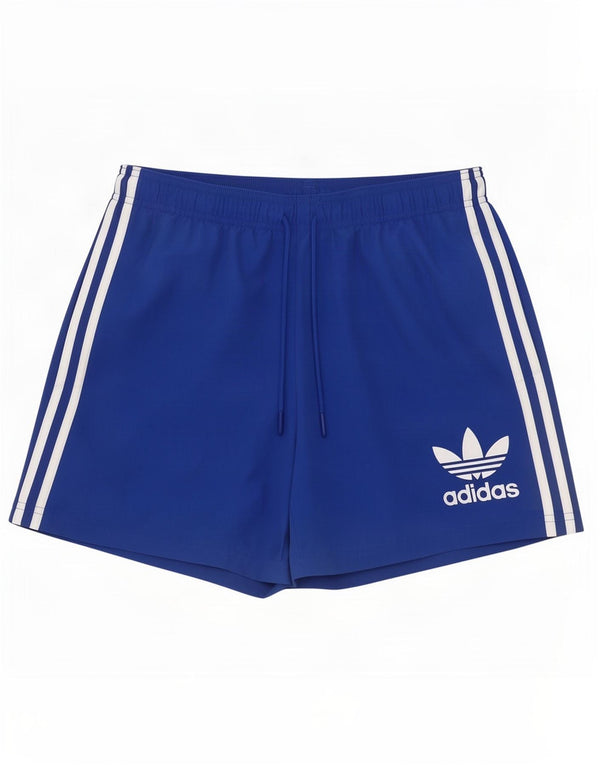 Adidas Mens Sport Shorts Medium Blue Polyester