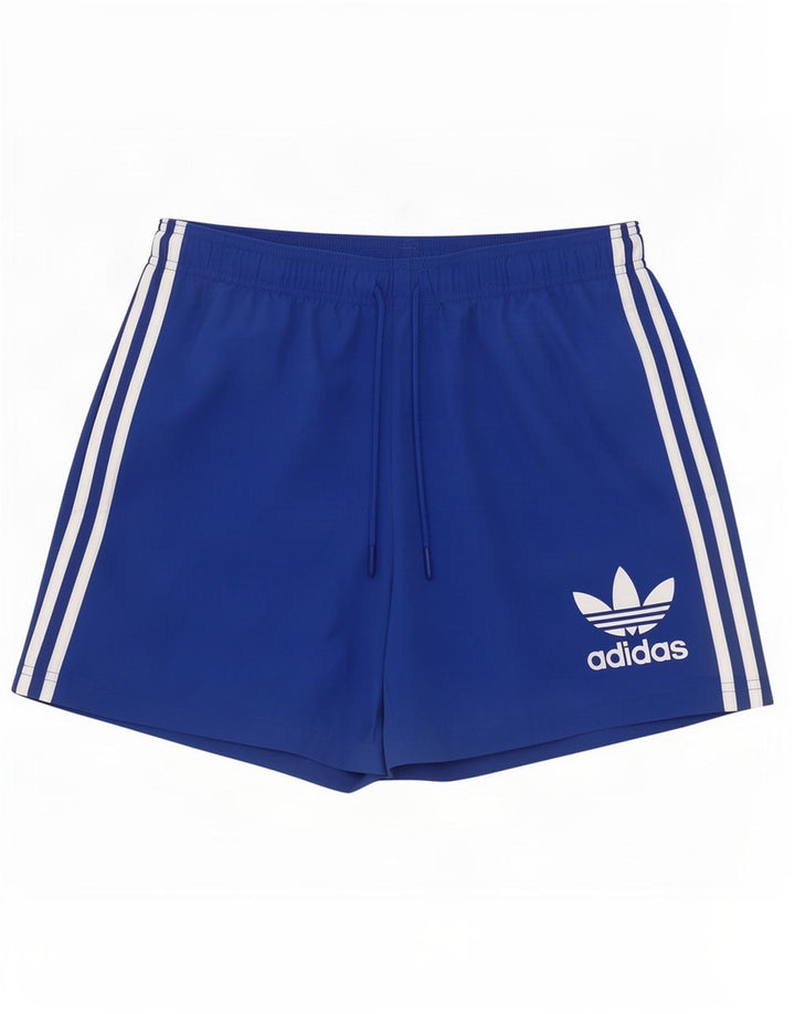 Adidas Mens Sport Shorts Medium Blue Polyester
