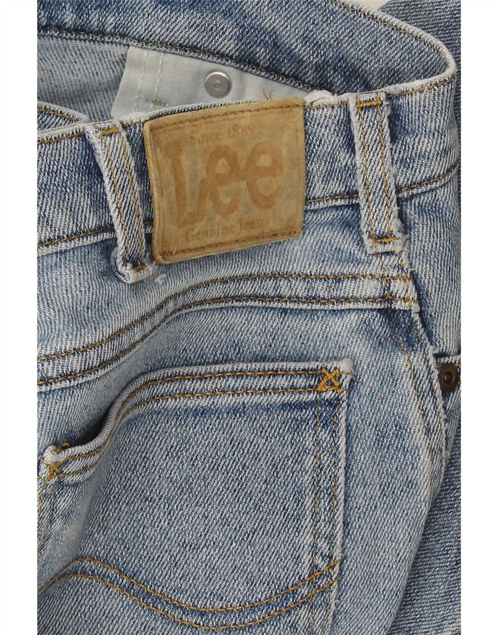 Lee Herren Straight Jeans W34 L30 Blaue Baumwolle