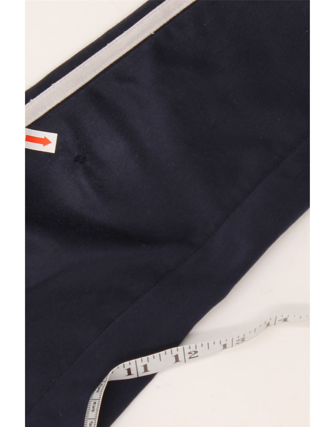 ADIDAS Boys Tracksuit Trousers 7-8 Years Navy Blue Polyester