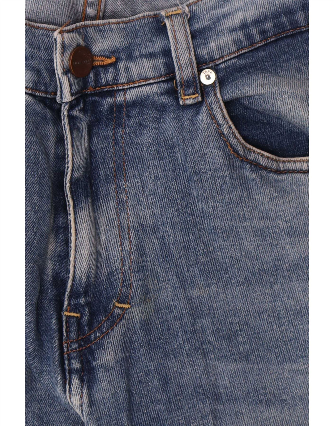 Kurze Jeans für Herren von Zara, Größe L, W32, L24, Blau
