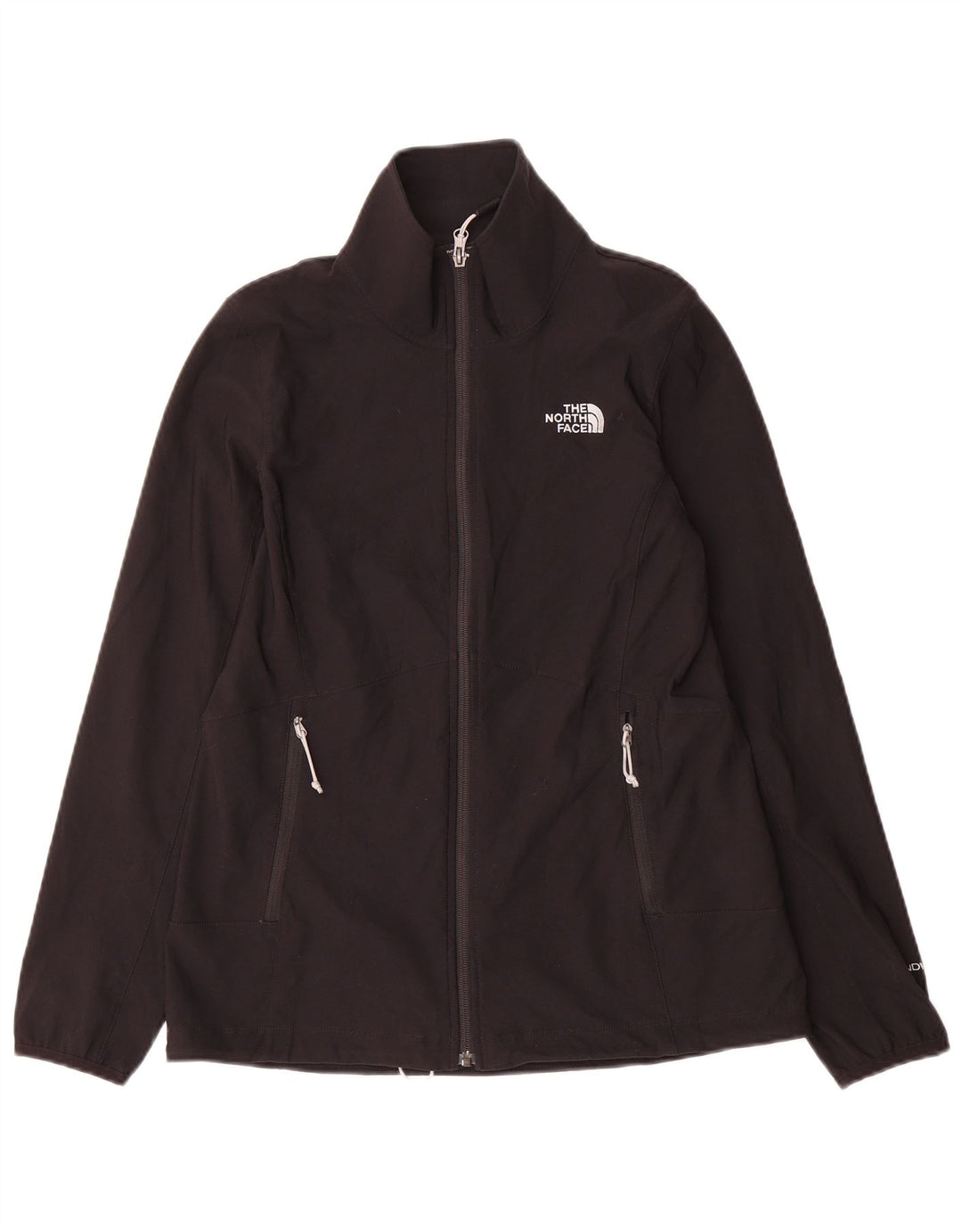The North Face Damen-Trainingsanzug-Top-Jacke UK 12 Mittelschwarzes Polyester