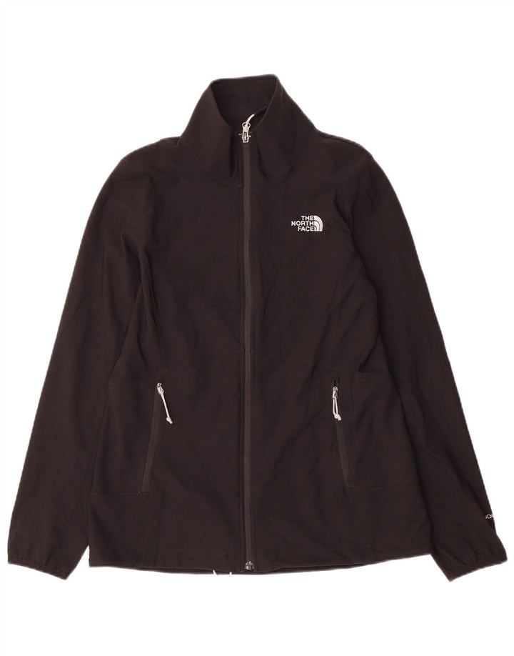 The North Face Damen-Trainingsanzug-Top-Jacke UK 12 Mittelschwarzes Polyester