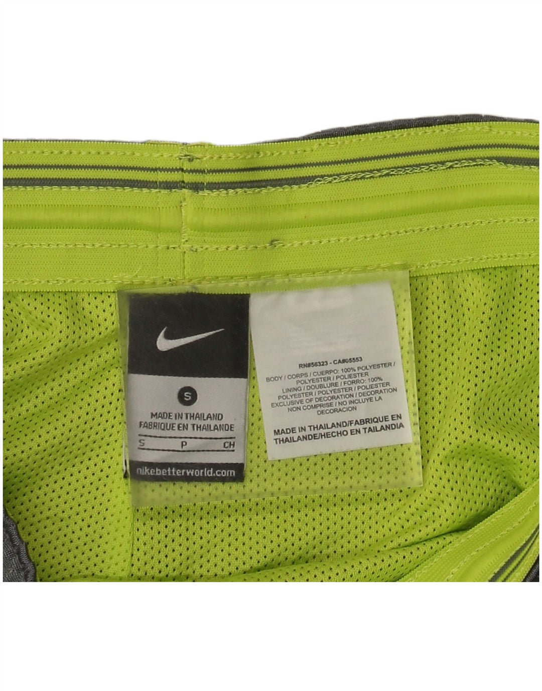 Nike Damen Dri Fit Sport Shorts UK 10 Small Grau Polyester