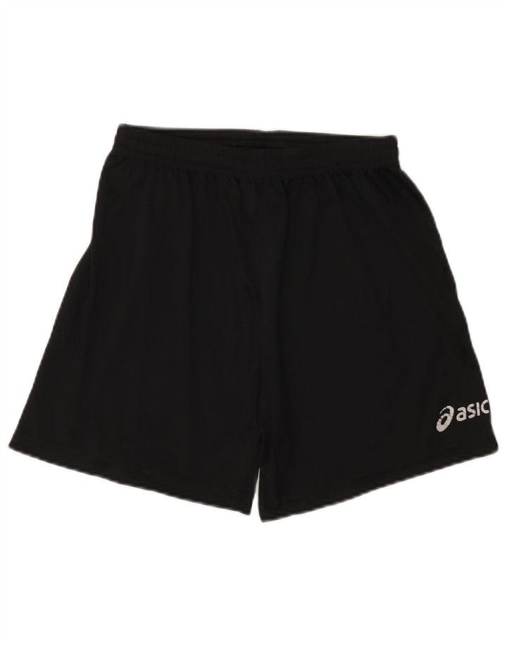 Asics Jungen Sportshorts 13–14 Jahre, schwarzes Polyester