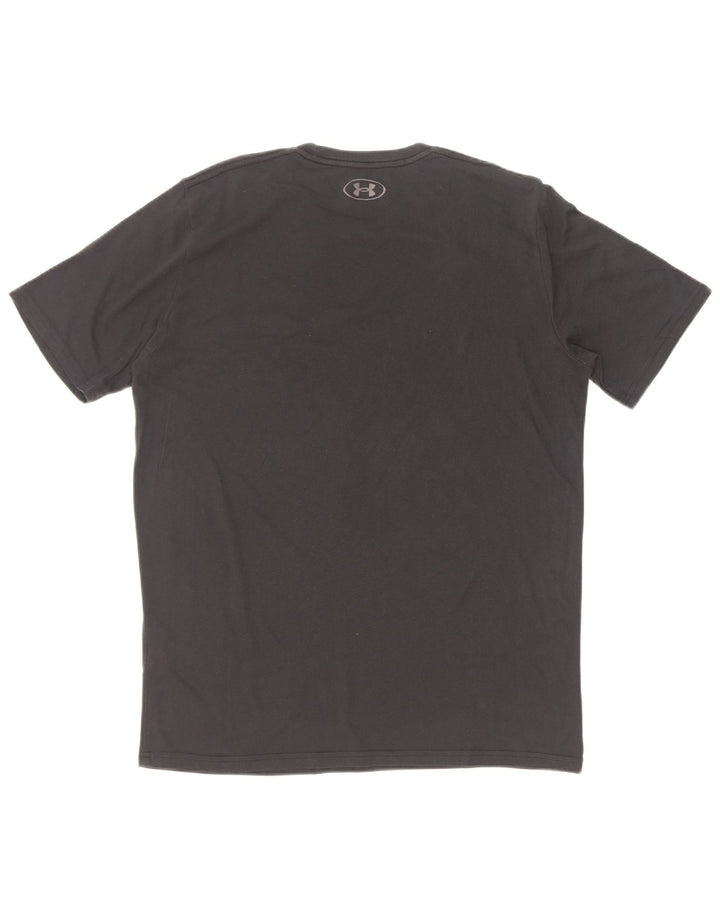 Under Armour Herren-T-Shirt mit Grafik, groß, aus schwarzer Baumwolle