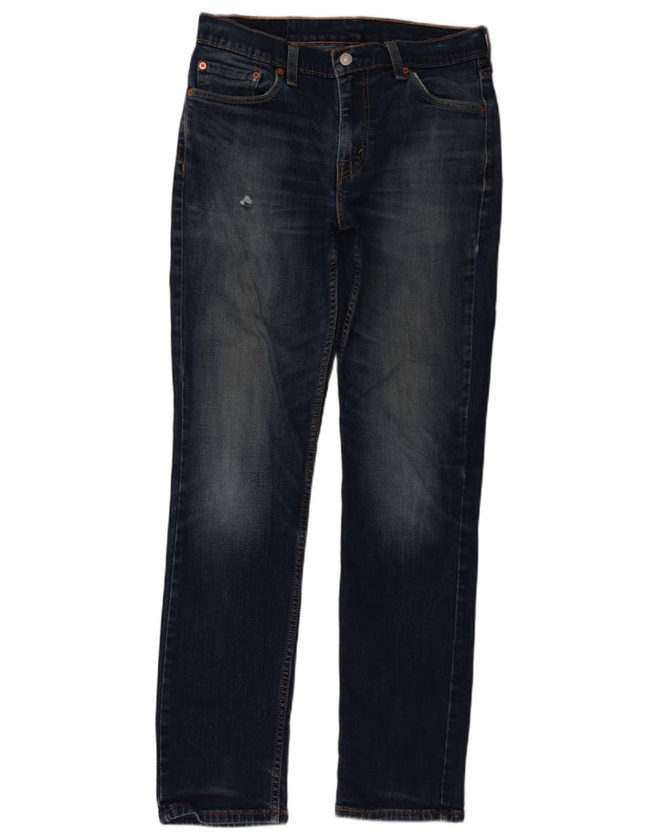 Levi's Herren 511 Slim Jeans W32 L34 Marineblaue Baumwolle