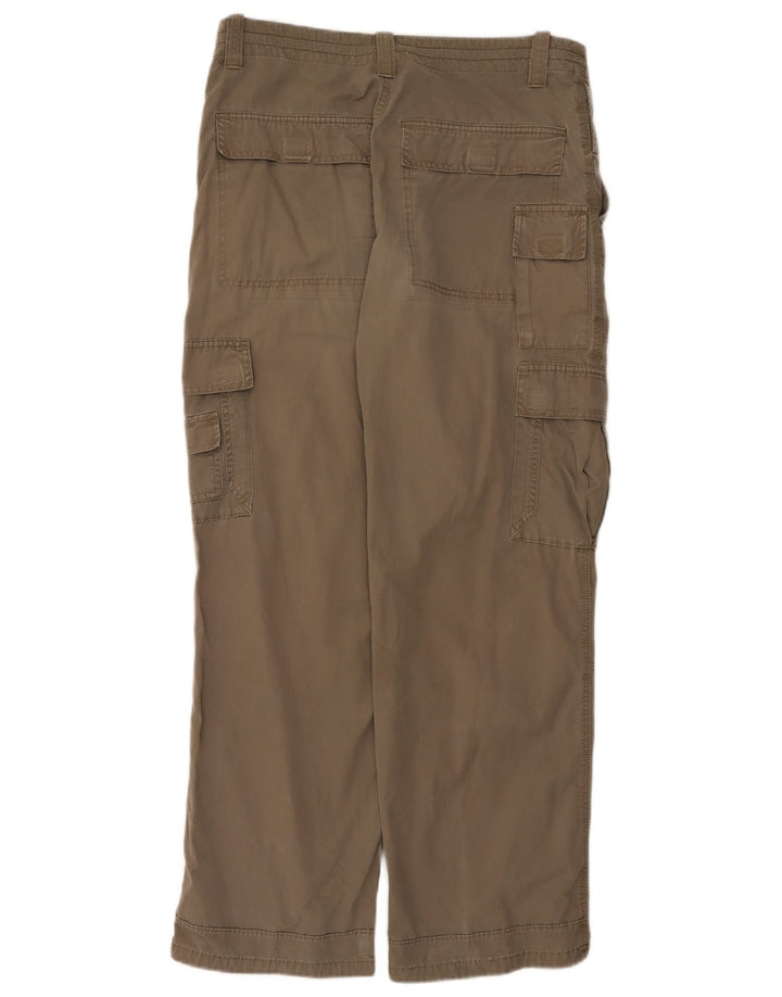Gerade Herren-Cargohose von Marks & Spencer, W34, L31, Beige, Baumwolle