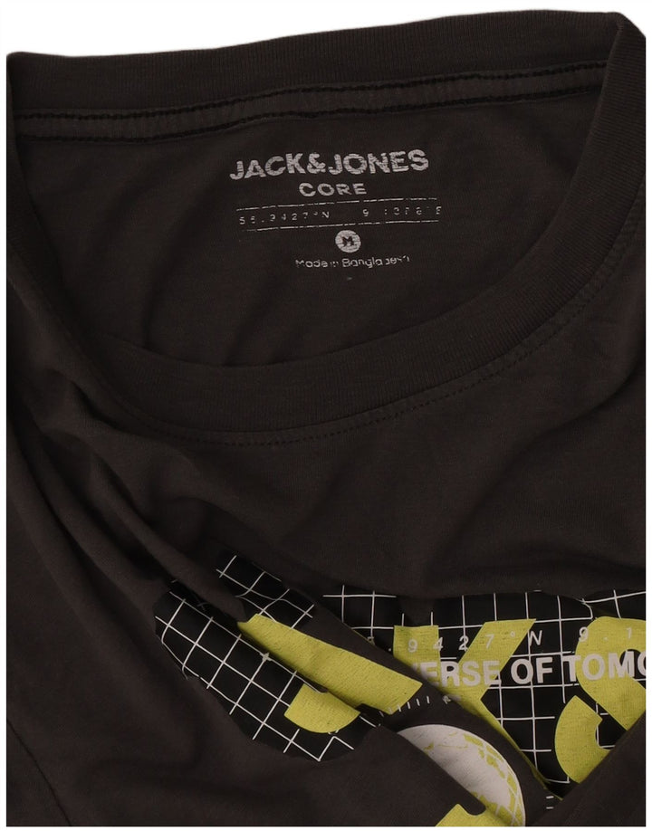 Jack & Jones Herren Grafik-T-Shirt-Oberteil Mittelgrau