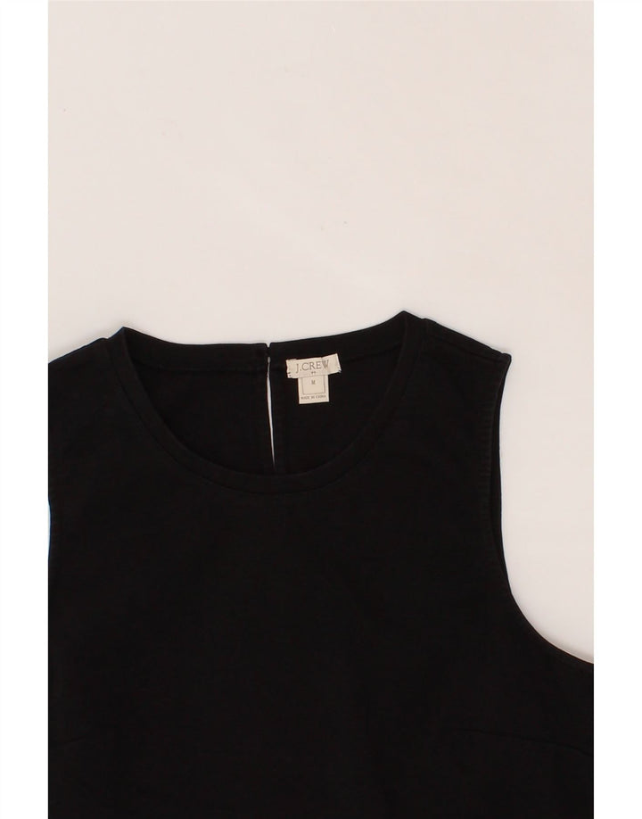 J. CREW Womens Vest Top UK 12 Medium Black Cotton Vintage J. Crew and Second-Hand J. Crew from Messina Hembry 