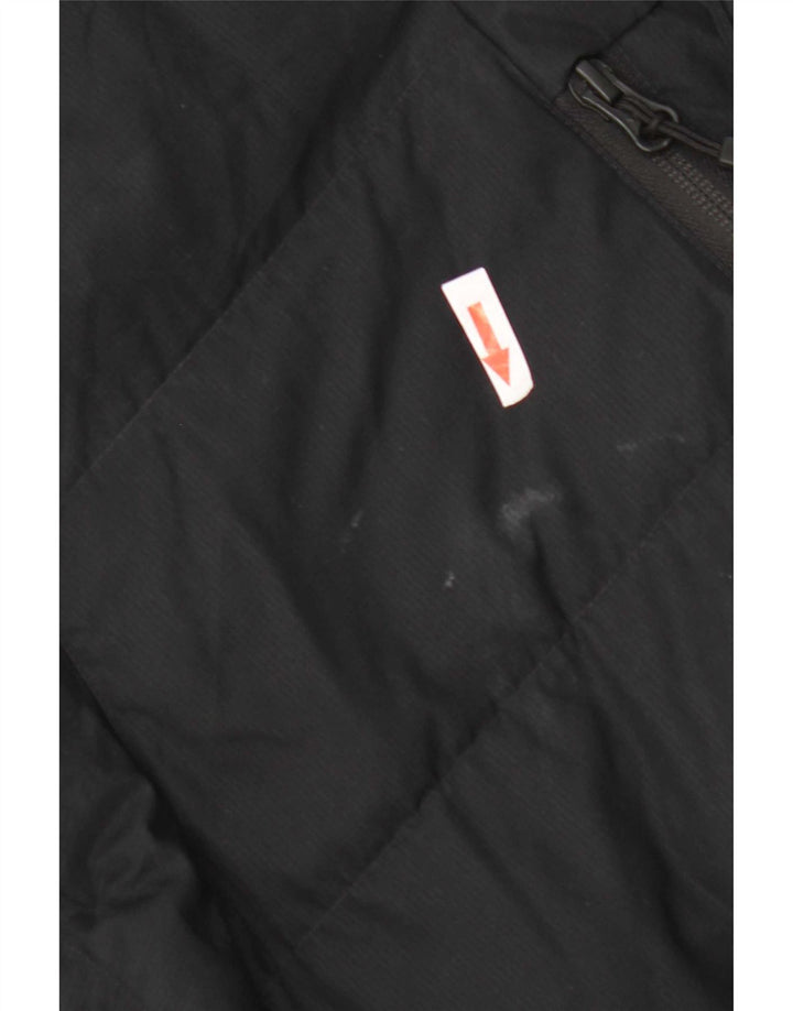 Nike Herren Kapuzenmantel, gepolstert, UK 40, Größe L, Schwarz, Polyester