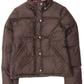 RALPH LAUREN Wattierte Damenjacke UK 14 Large Schwarz Polyester
