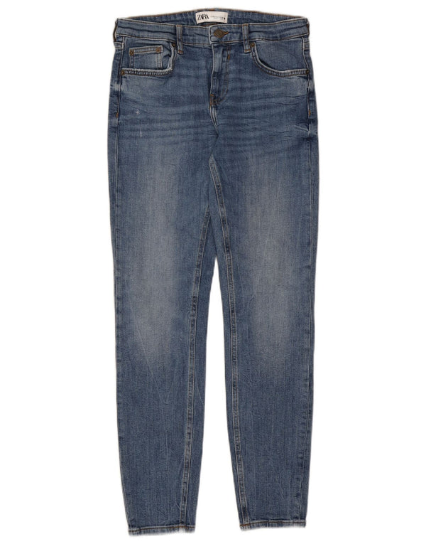 Zara Damen Skinny Jeans EU 38 Small W28 L28 Blau