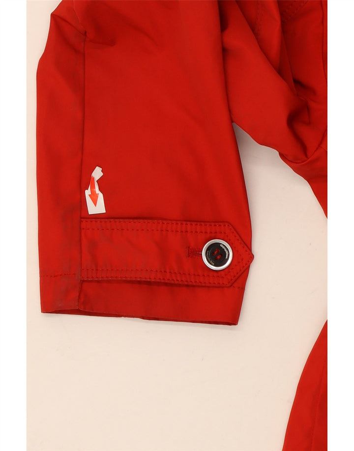 Refrigiwear Damen Crop Bomberjacke IT 44 Mittelrotes Polyester