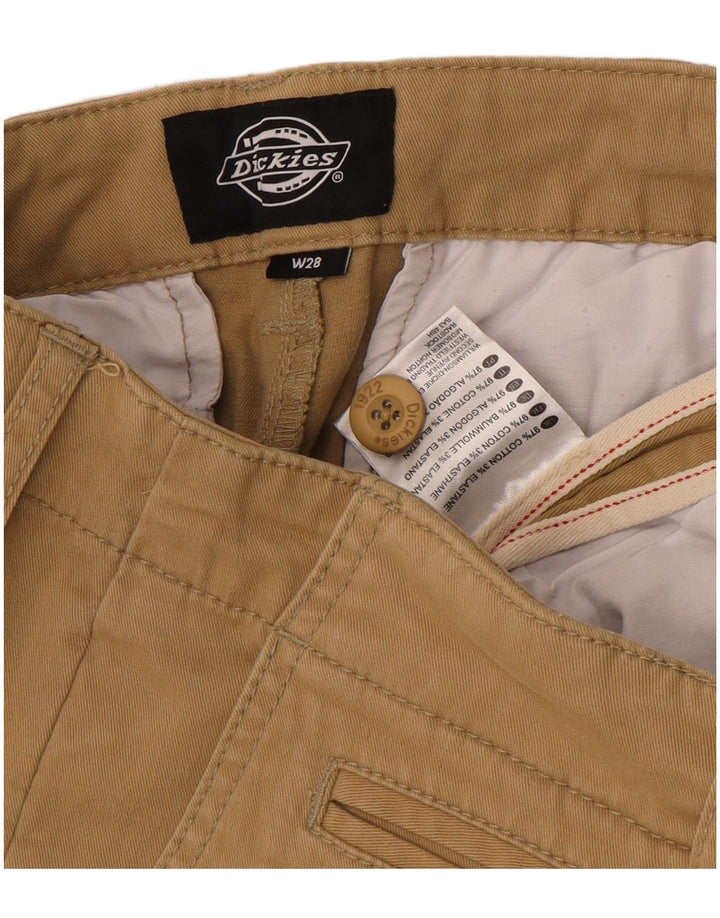 DICKIES Mens Chino Shorts W28 Small  Beige Cotton