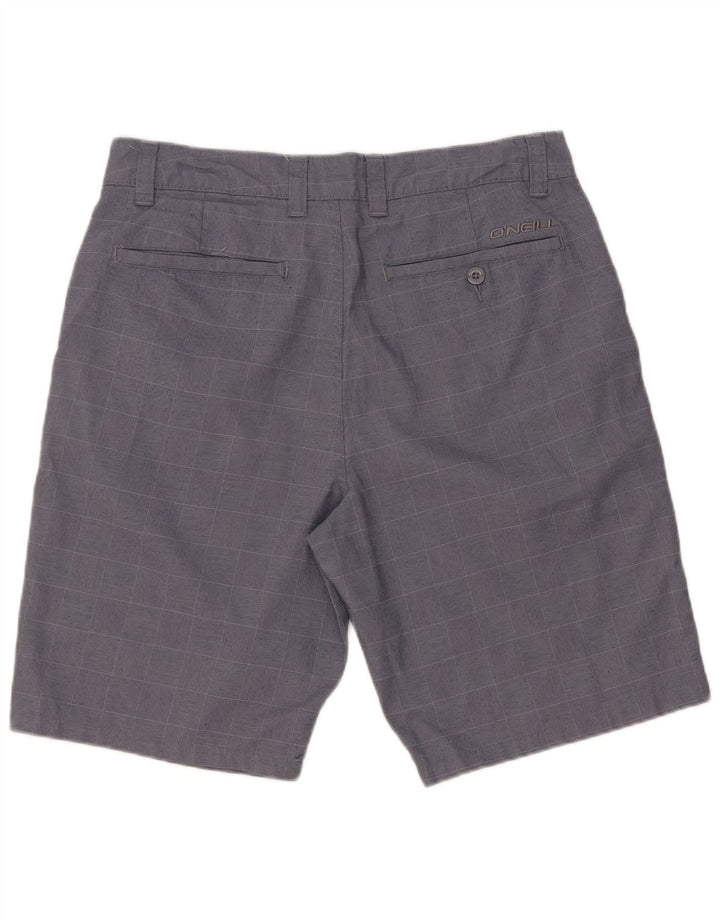 O'Neill Herren Chinoshorts W32 Mittelblau kariertes Polyester