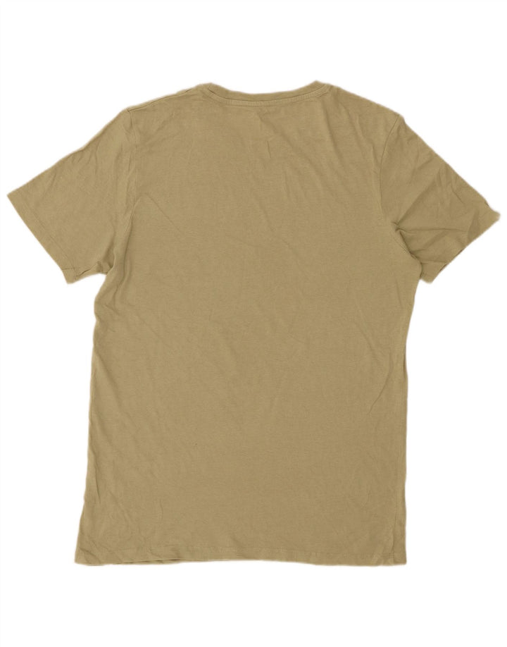 JACK & JONES Herren-T-Shirt mit Grafik, Größe L, Khaki
