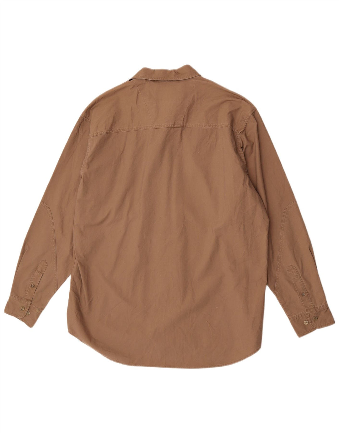 Wrangler Herrenhemd XL, braune Baumwolle