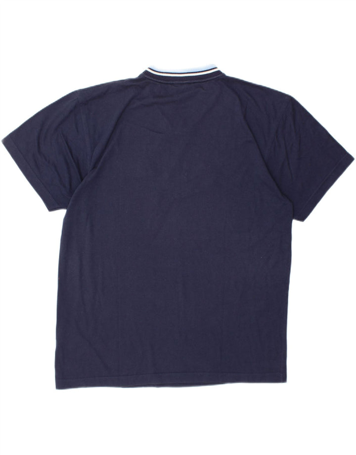 PUMA Herren Grafik T-Shirt Top Large Marineblau Baumwolle
