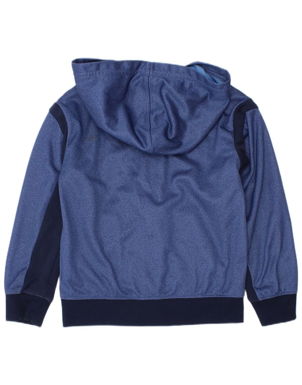 Nike Dri Fit Zip Hoodie-Pullover für Jungen, 4–5 Jahre, Größe S, Blau, Farbblock