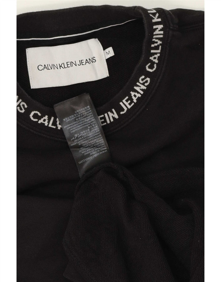 Calvin Klein Jeans Herren-Sweatshirt mit Grafik, mittelschwarze Baumwolle