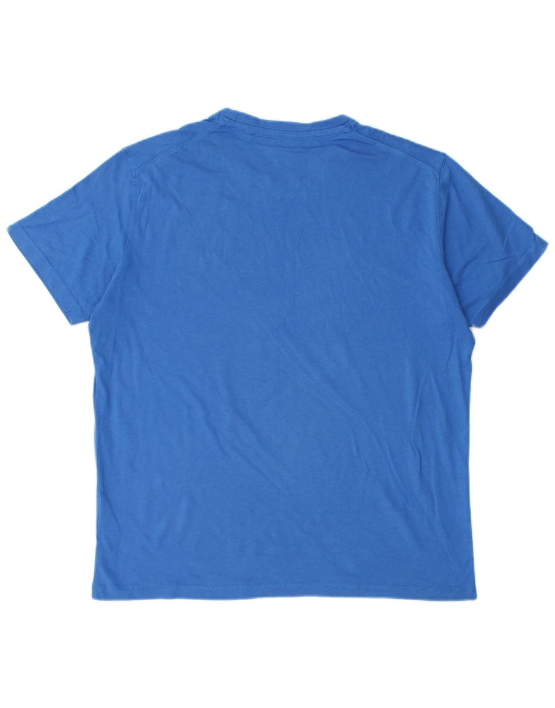 U.S. Polo Assn. Herren-T-Shirt-Oberteil aus mittelblauer Baumwolle