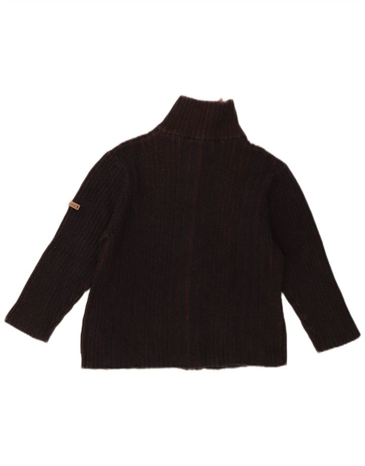 Timberland Jungen-Cardigan-Pullover, 7–8 Jahre, marineblaue Baumwolle