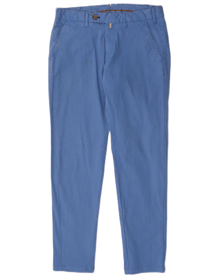 Massimo Dutti Herren Slim Fit Chinohose EU 40 Medium W31 L29 Blau