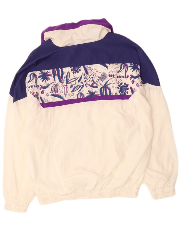 LOTTO Damen-Trainingsjacke in Übergröße, Größe UK 14, Mittelweiß, Farbblock