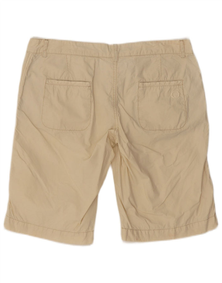 SERGIO TACCHINI Damen Chinoshorts EU 44 XL W36 Beige Baumwolle