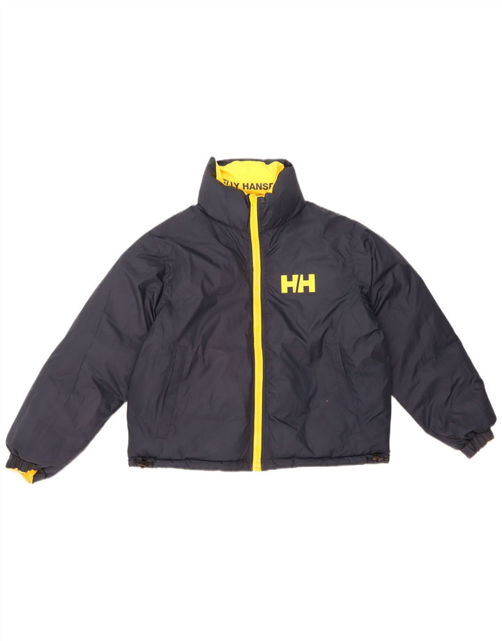 Helly Hansen Damen Reversible übergroße wattierte Jacke UK 10 Small Gelb