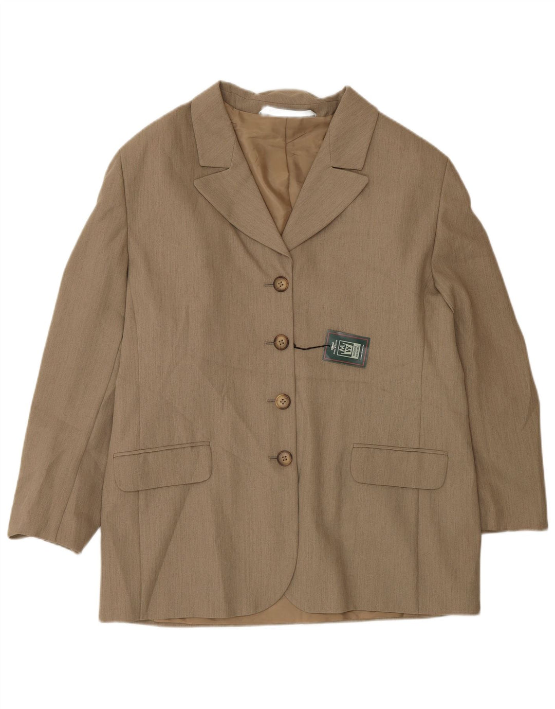 Marks & Spencer Damen St. Michael 4 Button Blazer Jacke UK 18 XL Braun
