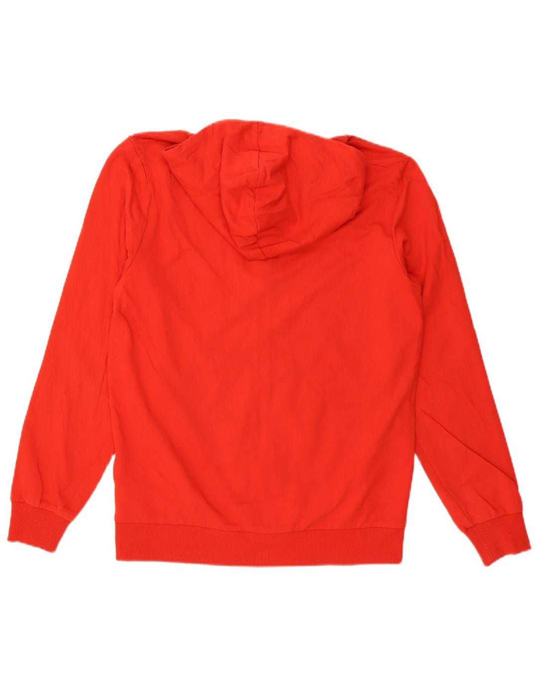 Puma Herren-Kapuzenpullover mit Reißverschluss, mittelrote Baumwolle