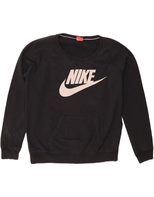 Nike Herren Graphic Sweatshirt Pullover XL Schwarz Baumwolle