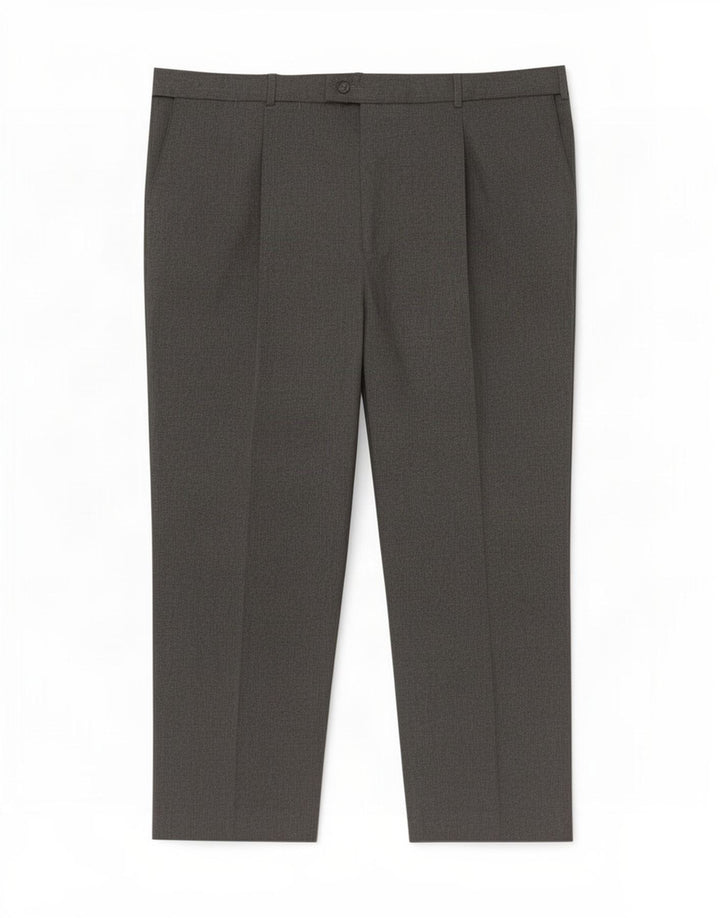 Farah Herren-Anzughose, gerade, W46, L27, grau, Polyester