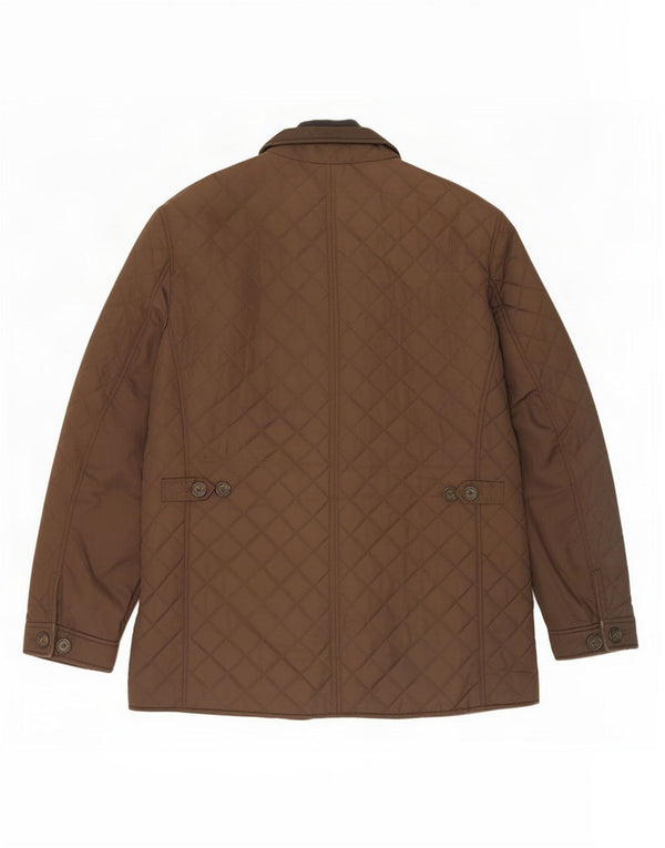 Marks & Spencer Herren Steppjacke UK 40 Large Braun Polyester