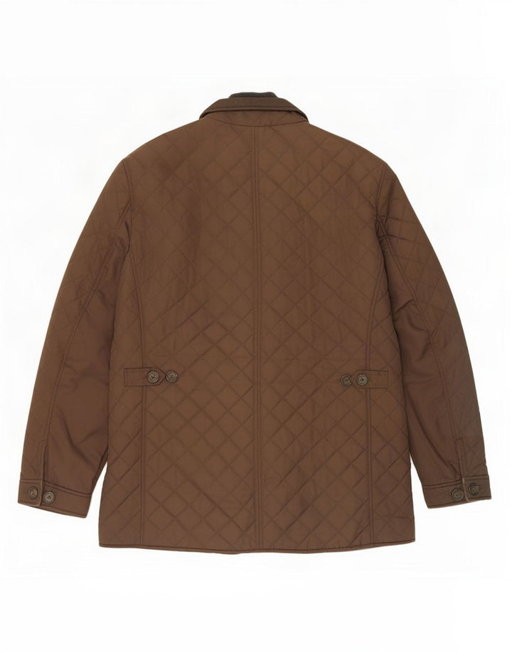 Marks & Spencer Herren Steppjacke UK 40 Large Braun Polyester