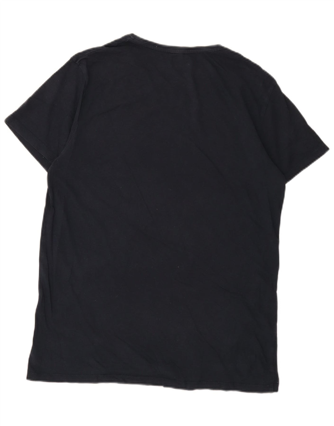 Timberland Herren Grafik-T-Shirt-Oberteil aus mittelblauer Baumwolle